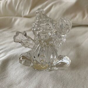 Vintage princess house crystal clown